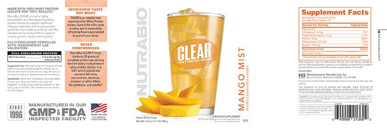 Clear Whey Protein Isolate image 6