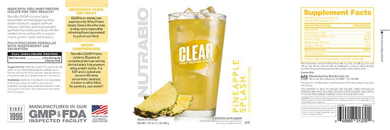 Clear Whey Protein Isolate image 9