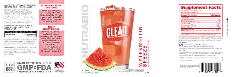 Clear Whey Protein Isolate image 3